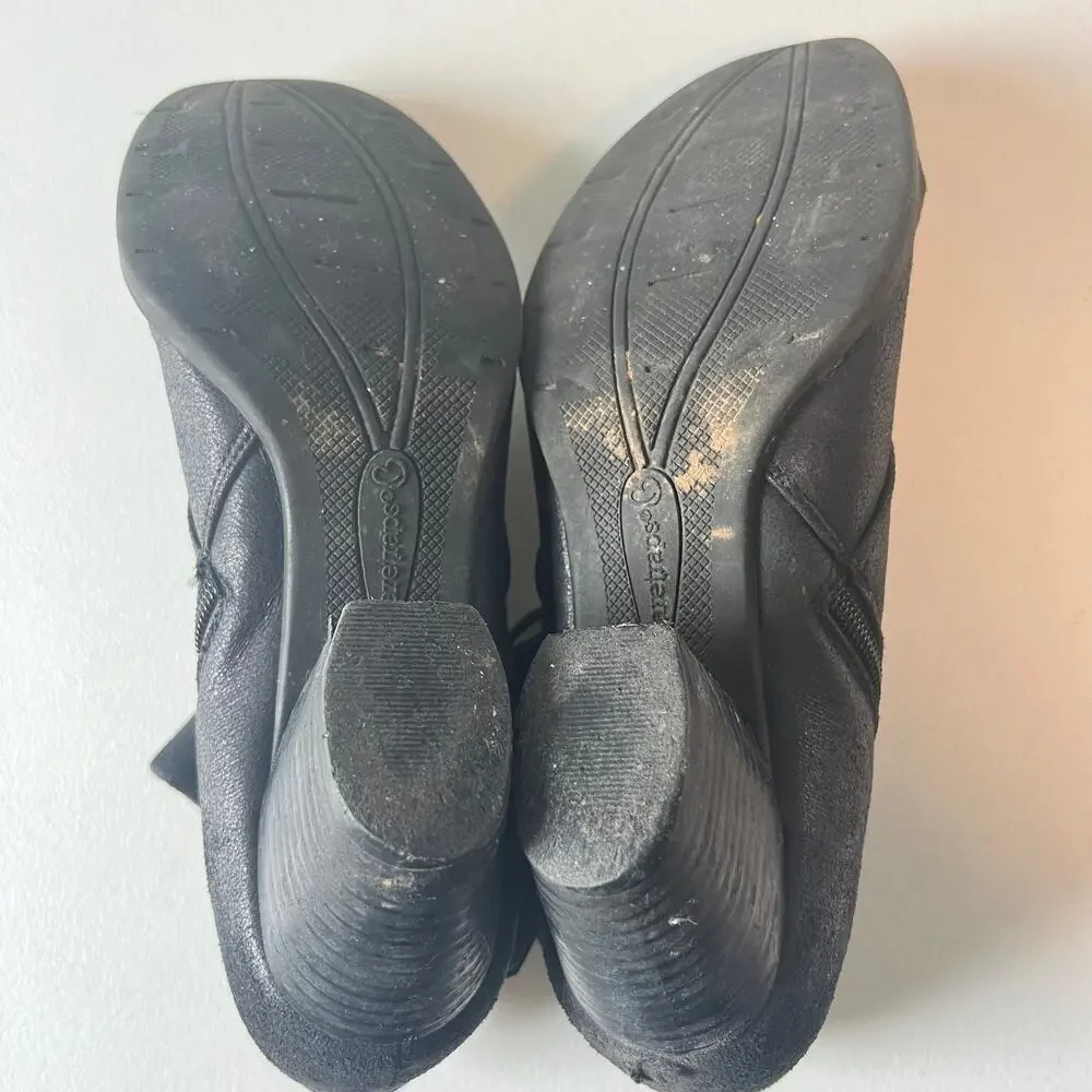 Baretraps Black Boots Booties Size 8.5 Women's